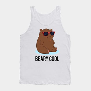 Beary Cool Cute Funny Bear Pun Tank Top